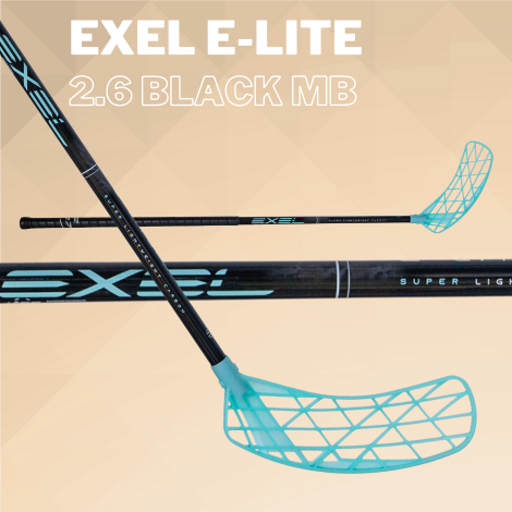 florbalky EXEL E-LITE 2.6 black