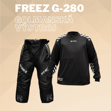 florbaloví golmařina FREEZ G-280 se super slevou