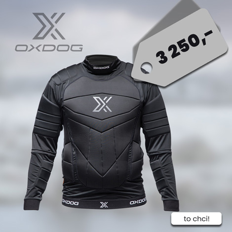 Brankářská florbalová vesta OXDOG XGUARD PROTECTION SHIRTS BLACK