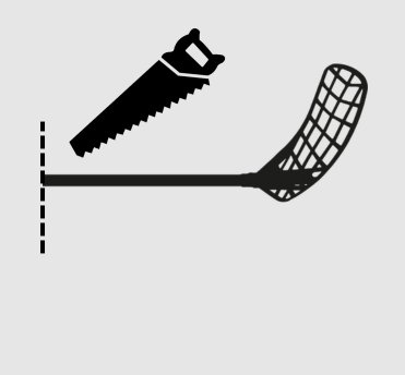 How to shorten a floorball hockey stick?