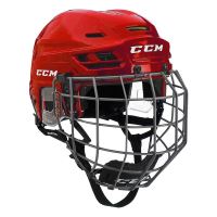 Hokejová helma CCM TACKS 310 Combo SR red - L
