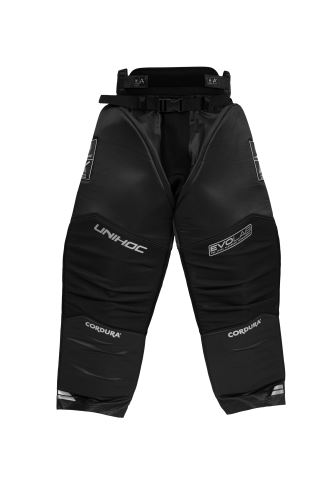 UNIHOC GOALIE PANTS ALPHA EVOLAB black/silver