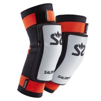 Brankářské florbalové chrániče kolen SALMING Kneepads E-Series White/Orange L