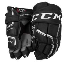 Hokejové rukavice CCM QUICKLITE 270 black/white senior - 15"