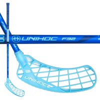 Florbalová hokejka UNIHOC EPIC 32 blue 92cm R-17