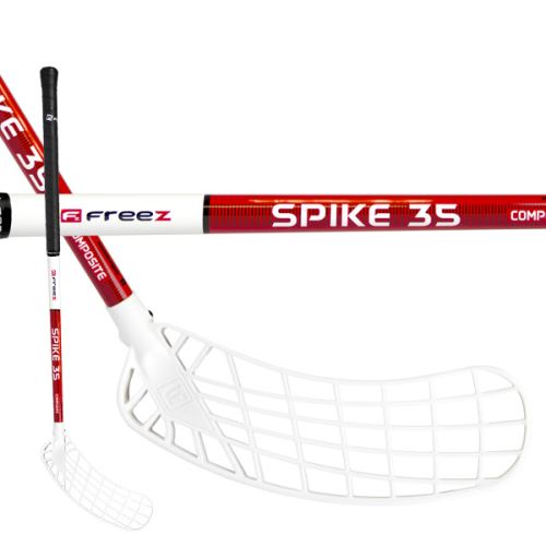 Florbalová hokejka FREEZ SPIKE 35 red round MB