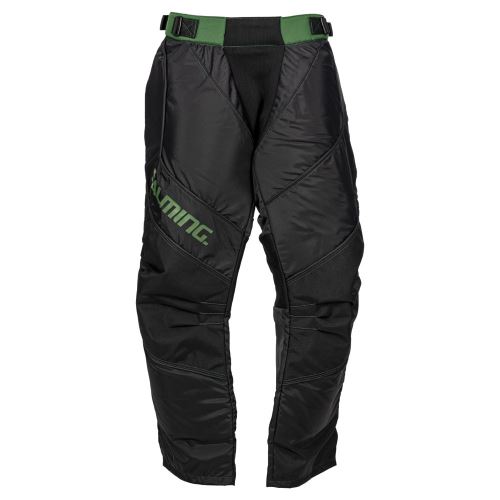 SALMING Goalie Legend Pants 2.0 Black/Camping Green M - Brankářské kalhoty