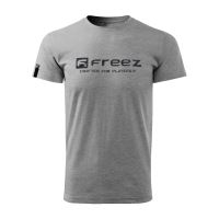 FREEZ T-SHIRT CRAFTED melange grey L