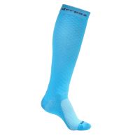 FREEZ LONG COMPRESS SOCKS ICE BLUE - Stulpny a ponožky