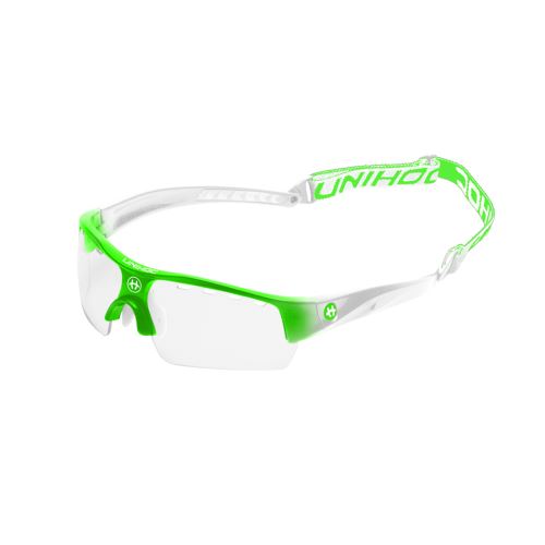 UNIHOC EYEWEAR VICTORY junior neon green/white - Ochranné brýle