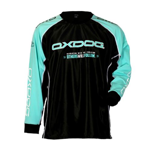 OXDOG TOUR GOALIE SHIRT black/tiff 150/160 - Brankářský dres