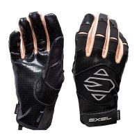 Brankářské florbalové rukavice EXEL G MAX GOALIE GLOVES SHORT BLACK - XL