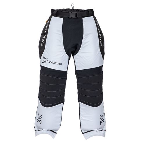 OXDOG TOUR+ GOALIE PANTS white/black senior - Brankářské kalhoty