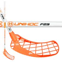 Florbalová hokejka UNIHOC EPIC 29 white/neon orange 96cm R-17