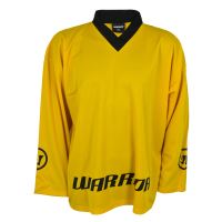 Hokejový dres WARRIOR LOGO yellow - XS