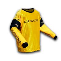 Brankářský florbalový dres OXDOG BLOCKER GOALIE SHIRT orange/black XS