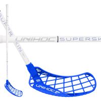 Florbalová hokejka Unihoc EPIC SUPERSKIN REG 29 white/blue 100cm L-23