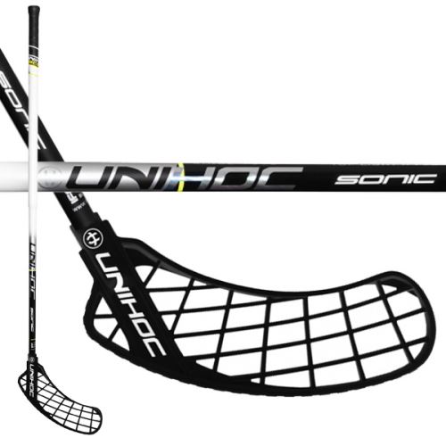 UNIHOC SONIC Top Light II 28 black/white 100cm L-17 - florbalová hůl