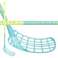 Florbalová hokejka ZONE STICK ZUPER AIR 31 neon yellow/turquoise 92cm