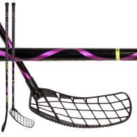 Florbalová hokejka EXEL HELIX 2.9 black/purple 95 ROUND SB L '14**