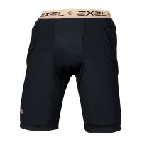 Brankářské florbalové šortky EXEL G MAX PROTECTION SHORTS BLACK - S