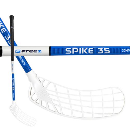 Florbalová hokejka FREEZ SPIKE 35 blue round MB