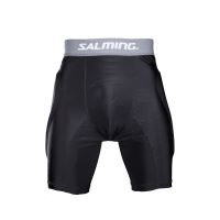 Brankářské florbalové šortky SALMING Goalie Protective Shorts E-Series Black/Grey M
