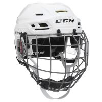 Hokejová helma CCM TACKS 310 Combo SR white - M