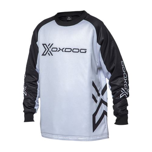 OXDOG XGUARD GOALIE SHIRT JR black/white  110/120 - Brankářský dres