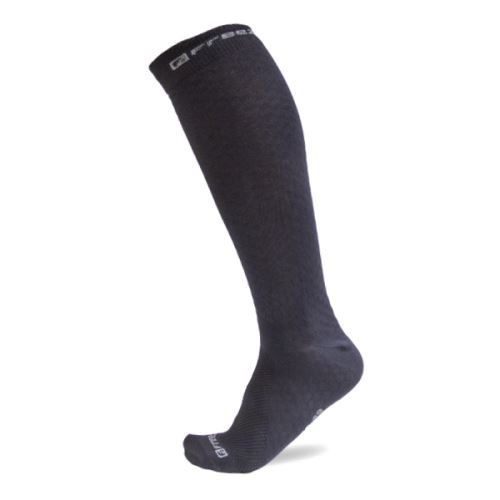 FREEZ LONG COMPRESS SOCKS black 35-38 - Stulpny a ponožky