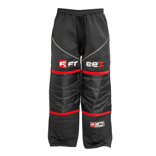 FREEZ Z-80 GOALIE PANT black/red senior - Brankářské kalhoty