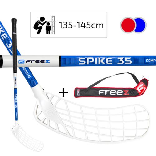 startovací set florbalky a vaku FREEZ SPIKE 35 MB - 75cm (výška hráče 135-145cm)