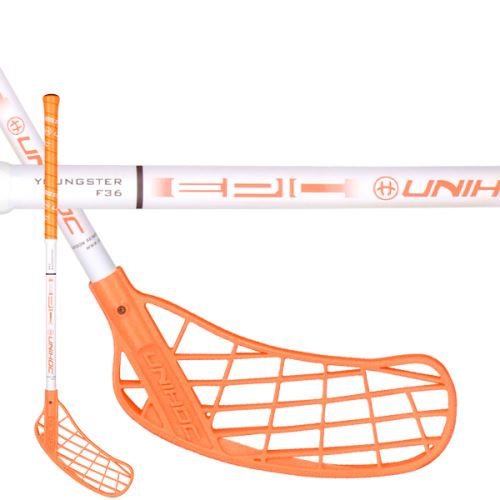 UNIHOC Epic Youngster 36 orange 65cm L - florbalová hůl