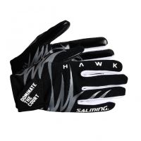 Brankářské florbalové rukavice  SALMING Hawk Gloves Black/Grey M