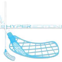 Florbalová hokejka ZONE STICK HYPER Composite 27 white/ice blue