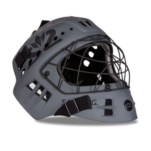 SALMING Phoenix Elite Helmet Dark Grey - Brankářské masky