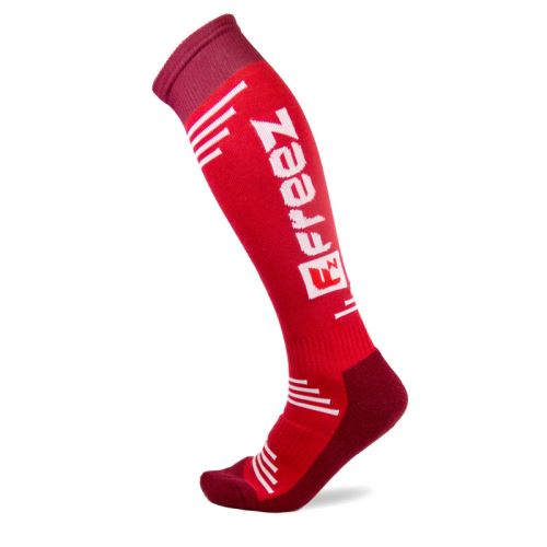 FREEZ QUEEN LONG SOCKS RED 32-34 - Stulpny a ponožky