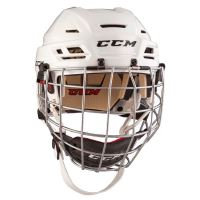 Hokejová helma CCM TACKS 110 Combo SR white - L