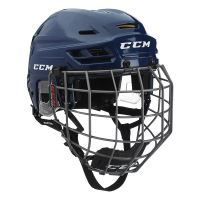 Hokejová helma CCM TACKS 310 Combo SR navy - L
