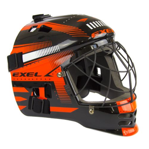 EXEL S60 HELMET junior black/orange - Brankářské masky