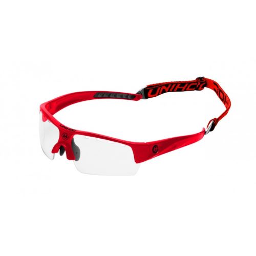 UNIHOC EYEWEAR VICTORY black/neon red junior - Ochranné brýle
