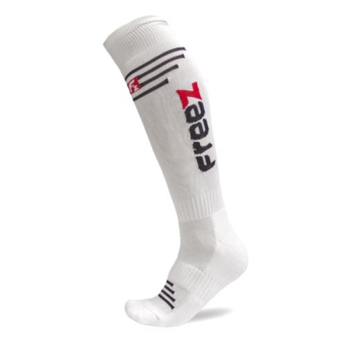 FREEZ QUEEN-2 LONG SOCKS WHITE - Stulpny a ponožky