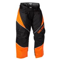 Brankářské florbalové kalhoty SALMING Atlas Pant JR Orange/Black 128