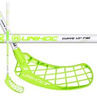 Florbalová hokejka UNIHOC EPIC CURVE 1.0o 32 white green 92cm