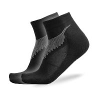 Sportovní ponožky FREEZ ANCLE SOCKS 2-pack black 35-38