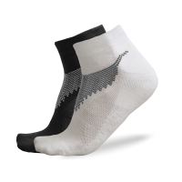 Sportovní ponožky FREEZ ANCLE SOCKS 2-pack black+white 39-42