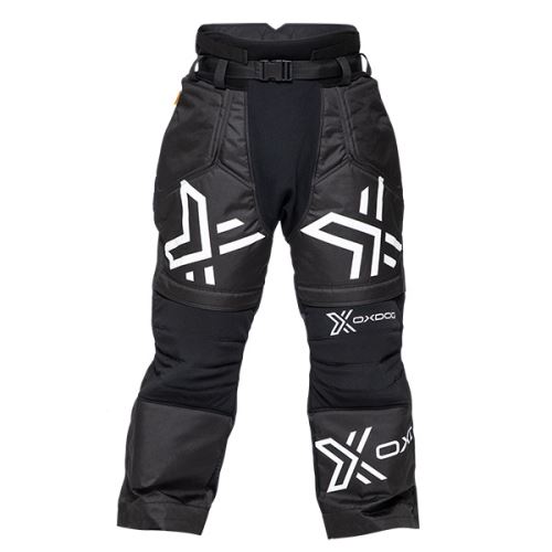 OXDOG XGUARD GOALIE PANTS black/white 150/160 - Brankářské kalhoty
