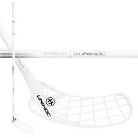 Florbalová hokejka UNIHOC ICONIC SUPERSKIN PRO 26 white/silv 104cm R