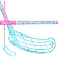 Florbalová hokejka ZONE FORCE AIR JR 35 pink/turquoise 75cm