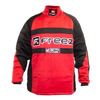 Brankářský florbalový dres FREEZ Z-80 GOALIE SHIRT BLACK/RED S